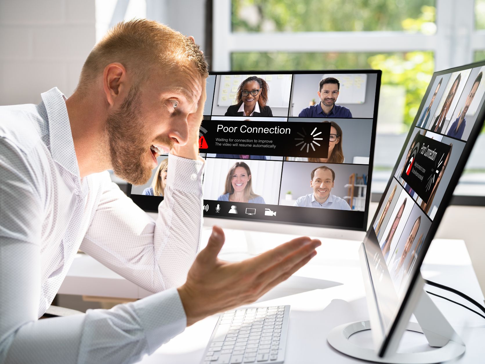 Professional team meeting